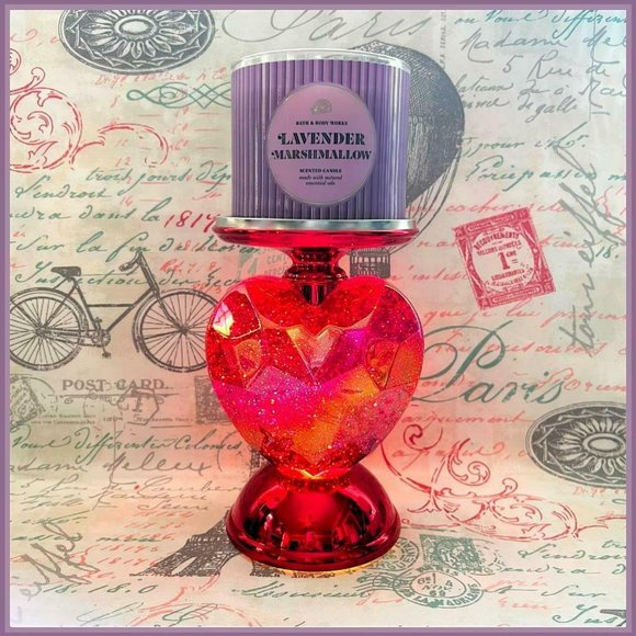 Bath & Body Works Bath Bath Body Works Glitter Heart Water Globe